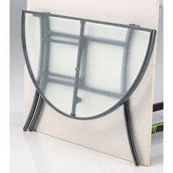 Haveson Balkon-Set Brüssel anthrazit bestehend aus 2 Stühlen und 1 Tisch