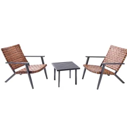 Haveson Balkon-Set Esberg Lederoptik