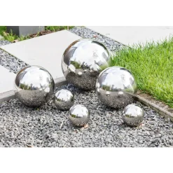 Haveson Edelstahlkugel Durchmesser 13,5 cm silber