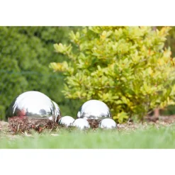 Haveson Edelstahlkugel Durchmesser 13,5 cm silber