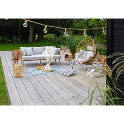 Haveson Gartensofa Elba inkl Kissen-Set