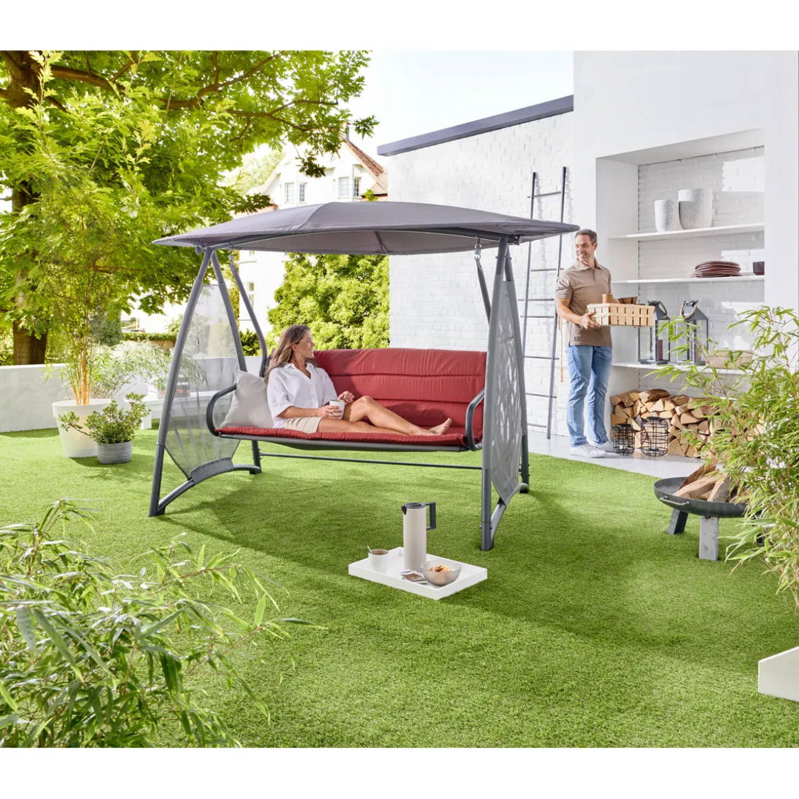 Haveson Hollywoodschaukel Sunshine 3-Sitzer