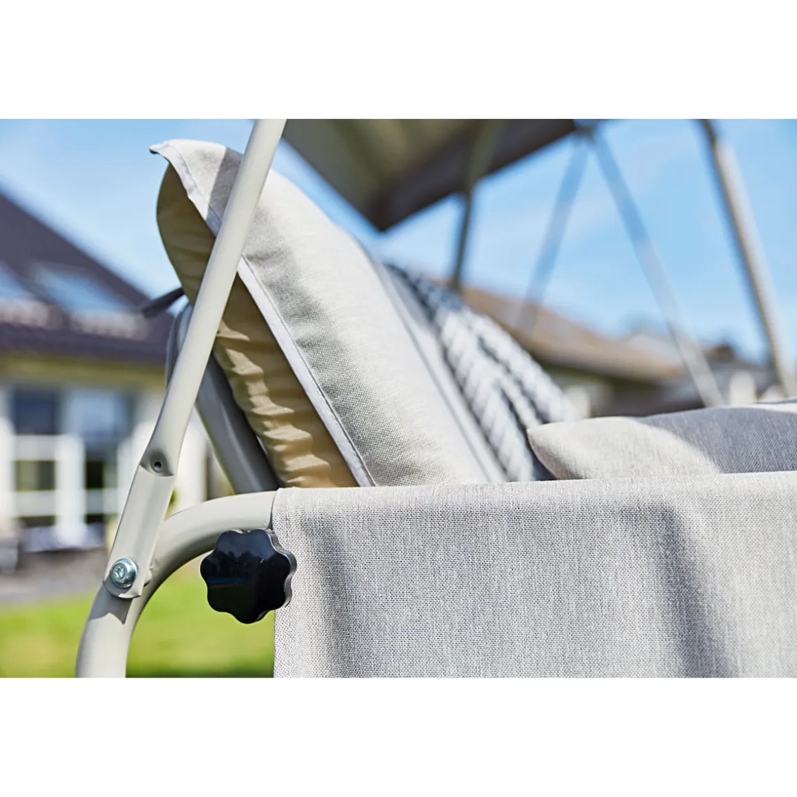 Haveson Hollywoodschaukel Milos mit Bett-Funktion