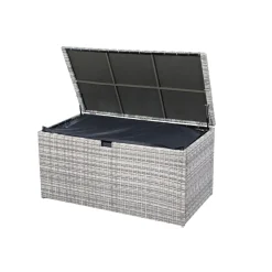 Haveson Kissenbox Bardolino grau meliert 145 x 80 x 70 cm