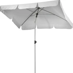 Haveson Marktschirm Udine silber-grau 210 x 140 cm