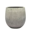 Haveson Pflanzgefäß Balloon Rough niedrig Durchmesser 30 x 30 cm grau