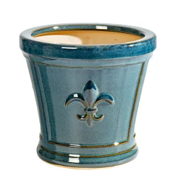 Haveson Pflanztopf Lilie 23 x 23 x 21 cm türkis