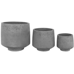 Haveson Pflanztopf PORES grau 42 x 42 x 38 cm