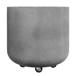 Haveson Pflanztopf Rollo L zementgrau