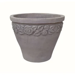 Haveson Pflanztopf Rose L Durchmesser 37 x 32 cm Chocolate