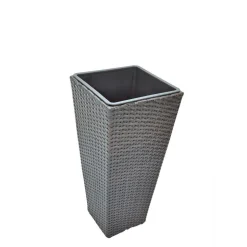 Haveson Rattangefäß Lotus 28 x 28 x 60 cm