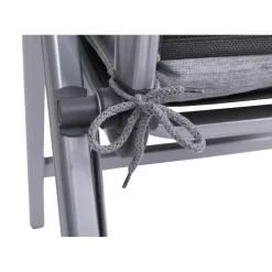 Haveson Sitzauflage Niederlehner 100x48x4cm hellgrau