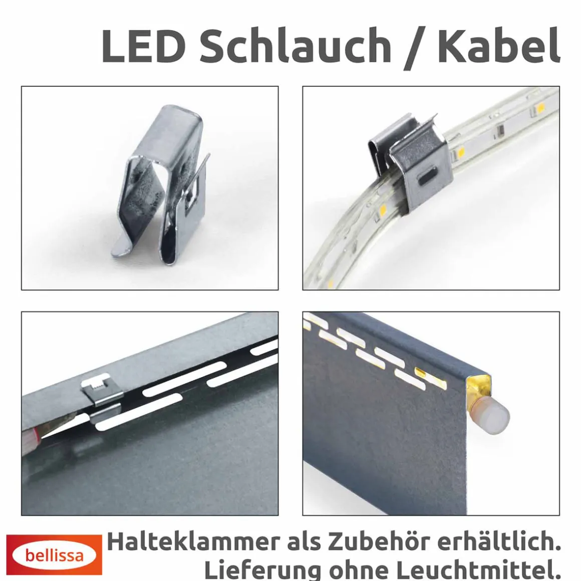 Kabelclip für Rasenkante HighLIGHT 16 x 9 x 1,5 cm 10 Stück