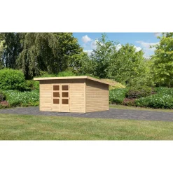 Karibu Gartenhaus Northeim 4 naturbelassen 40 mm