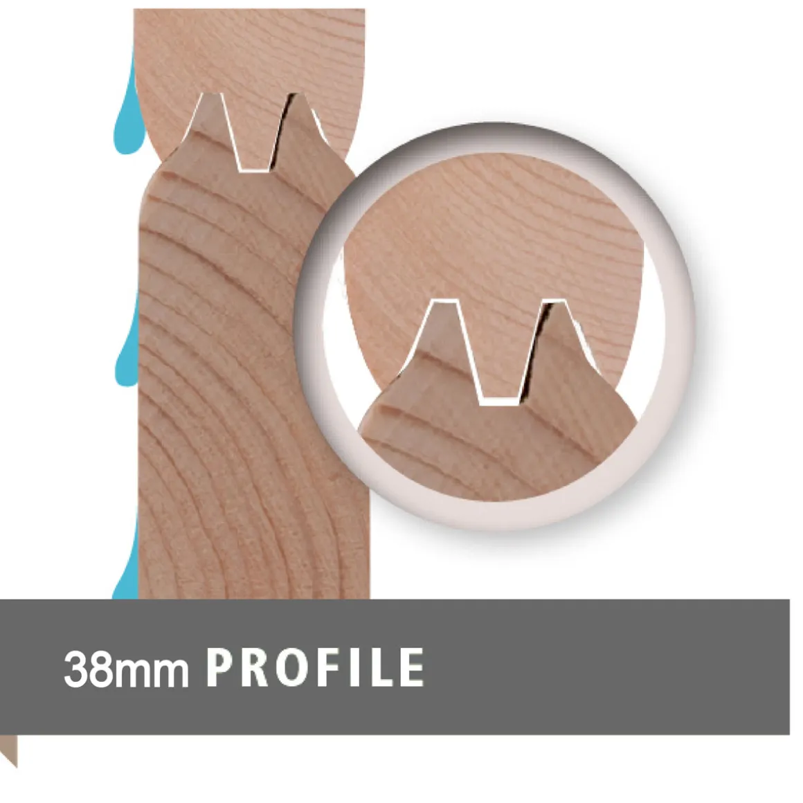 Karibu Gartenhaus Northeim 4 naturbelassen 40 mm