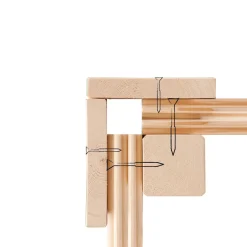 Karibu Gartenhaus Northeim 4 naturbelassen 40 mm