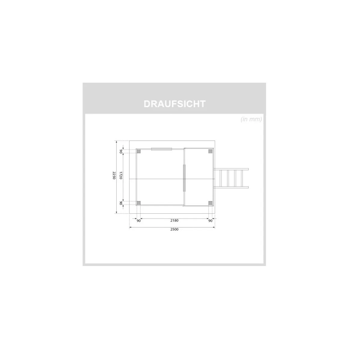 Karibu Stelzenhaus Benjamin seidengrau