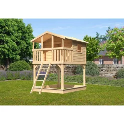 Karibu Stelzenhaus Benjamin naturbelassen