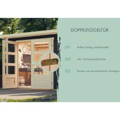 Karibu BBH Amberg 4 terragrau