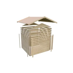 Karibu BBH Amberg 4 terragrau