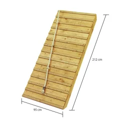 Karibu Fidel inklusive . Rampe terragrau Rutsche rot