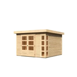 Karibu Gartenhaus Kerko 6 naturbelassen