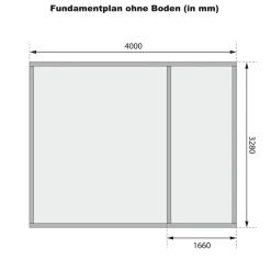 Karibu Gartenhaus Muehlentrup 3 terragrau