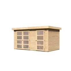 Karibu Gartenhaus Muehlentrup naturbelassen