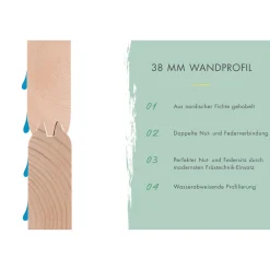 Karibu Gartenhaus Schoenbuch 1 terragrau