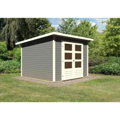 Karibu Gartenhaus Stockach 4 terragrau