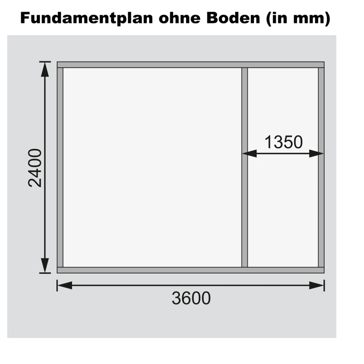 Karibu Gartenhaus Tintrup terragrau