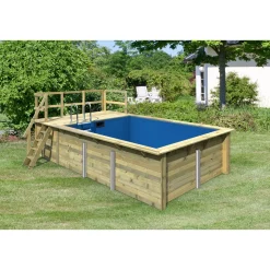 Karibu Pool Größe 2 44 mm inkl Terrasse