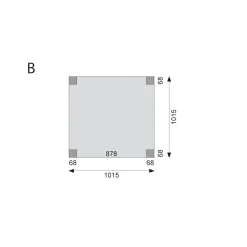 Karibu Spielturm Frieda naturbelassen mit Anbau inkl Sandkiste