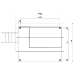 Karibu Stelzen Fidel naturbelassen ohne Rutsche