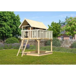 Karibu Stelzen Fidel terragrau ohne Rutsche