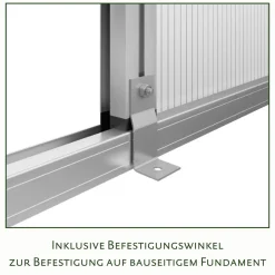 KGT Gewächshaus Callas IV 6,8m² silber