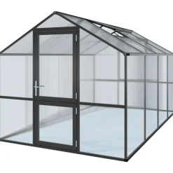KGT Gewächshaus Rose IV 10m² schwarz