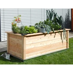 KGT Holz-Hochbeet Woody 210 214 x 79 x 99 cm