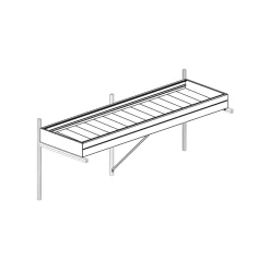 KGT Pflanzwanne für Lilie III silber