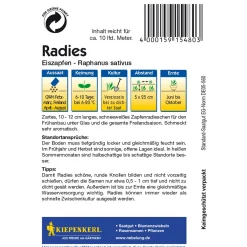 Kiepenkerl Radies Eiszapfen