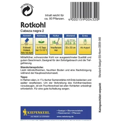 Kiepenkerl Rotkohl Cabeza negra 2 Schwarzkopf