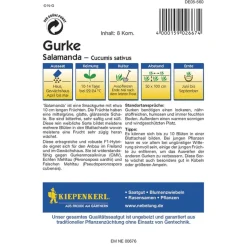 Kiepenkerl Salatgurke Salamanda F1