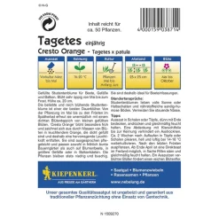 Kiepenkerl Tagetes patula Cresto Orange Profi-Line