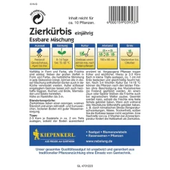 Kiepenkerl Zierkürbis Eßbare Mischung Profi-Line