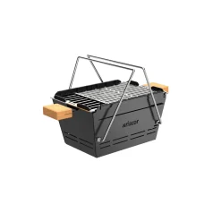 Knister Holzkohlegrill Original Grillfläche 20 x 28-49 cm auseinanderziehbar