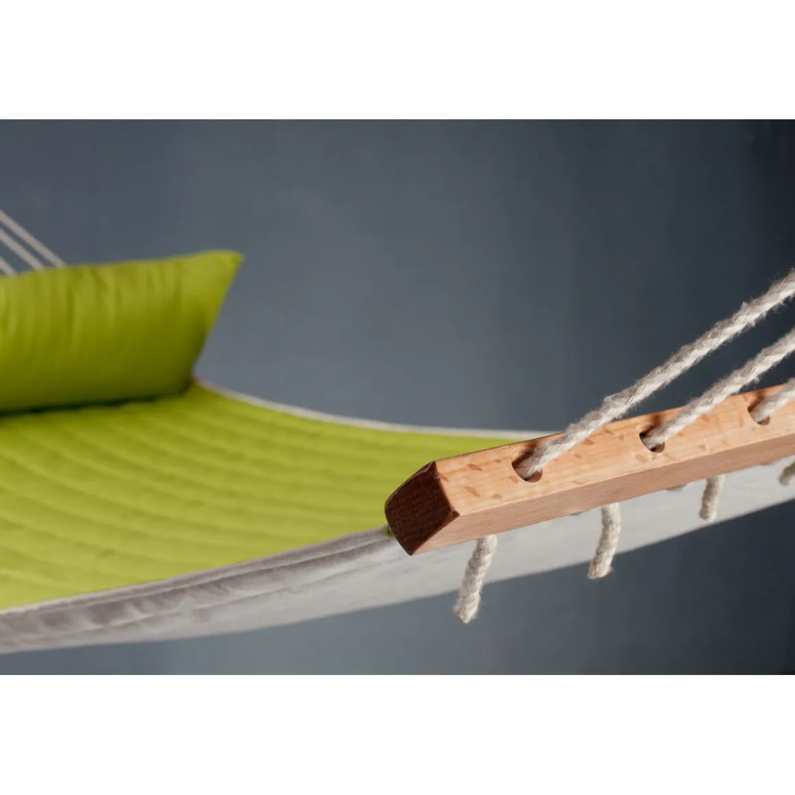 La Siesta Gefütterte Kingsize-Stabhängematte Alabama Avocado