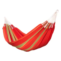 La Siesta Kingsize-Hängematte Flora Chilli Baumwolle