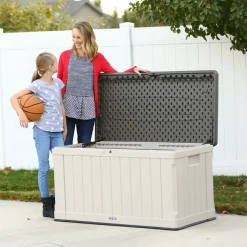 Lifetime Kissenbox Harmony 440 L 64x127,9x67,2cm Lichtgrau