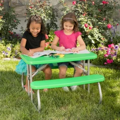 Lifetime Tisch für Kinder mit Klappfunktion 90x82,5x53,5cm Grün