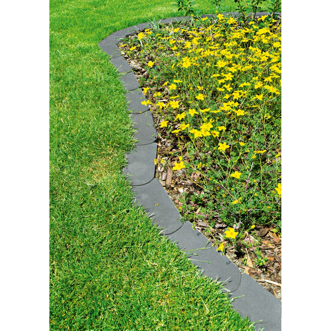 Lusit Mähkante Mähfix anthrazit 33 x 16,5 cm